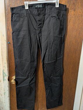 HT Brand Slim Straight Pants sz 38 XXX Rude Punk Goth Hottopic